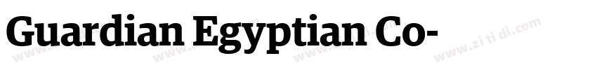 Guardian Egyptian Co字体转换 Guardian Egyptian Co字体转换